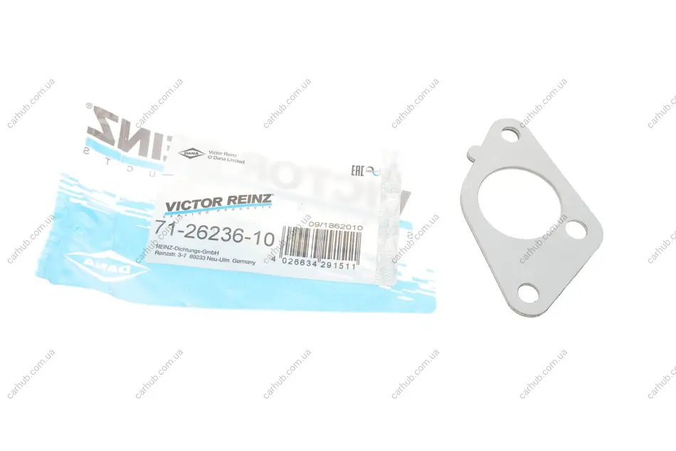 Прокладка колектора випускного Citroen Jumper/Fiat Ducato/Peugeot Boxer 2.0i 94- REINZ VICTOR REINZ 71-26236-10 (фото 1)
