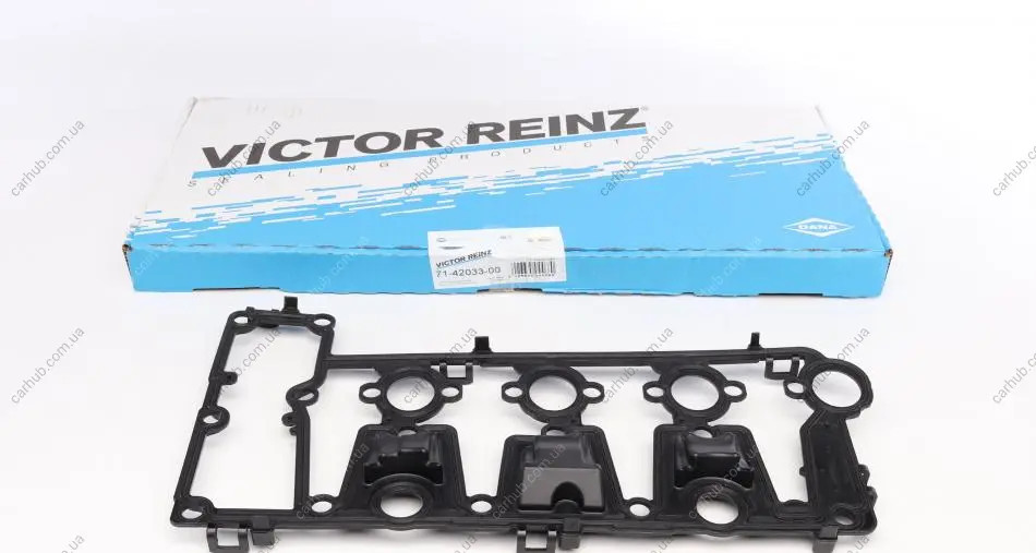 Прокладка кришки клапана DS DS 5 CITROEN C4 GRAND PICASSO I, C4 GRAND PICASSO II, C4 II, C4 PICASSO I, C4 PICASSO II, C5 III, C8, DS4, DS5, JUMPY II FIAT SCUDO FORD C-MAX II 2.0D/2.0DH 03.06- VICTOR REINZ 71-42033-00 (фото 1)