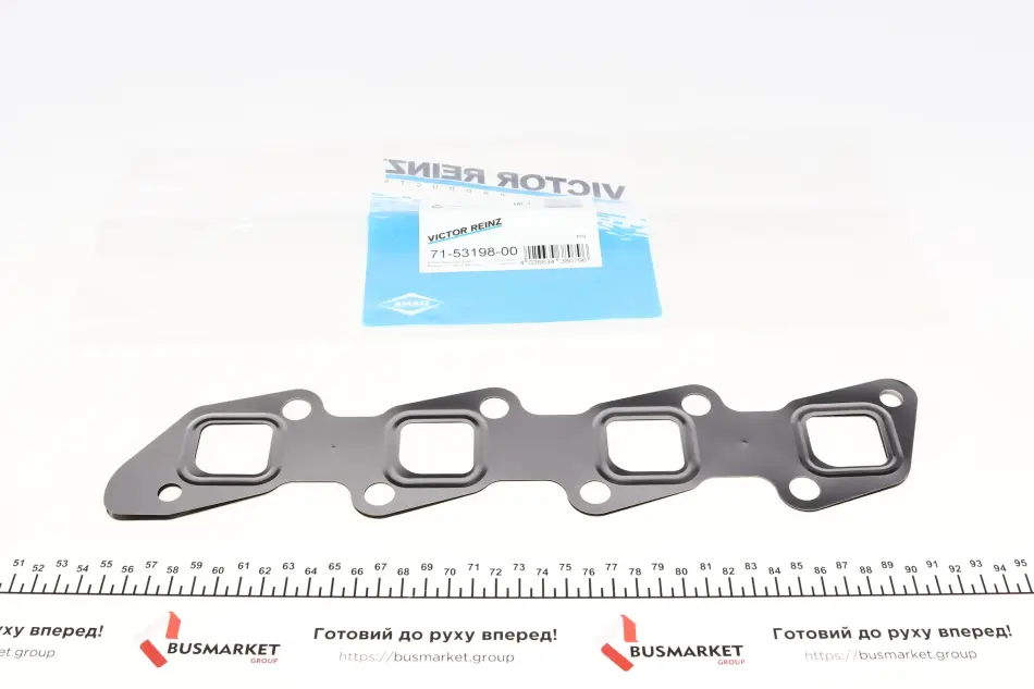 Прокладка колектора випускного Nissan Almera/Primera/X-Trail 2.2/2.5 99- VICTOR REINZ 71-53198-00 (фото 1)