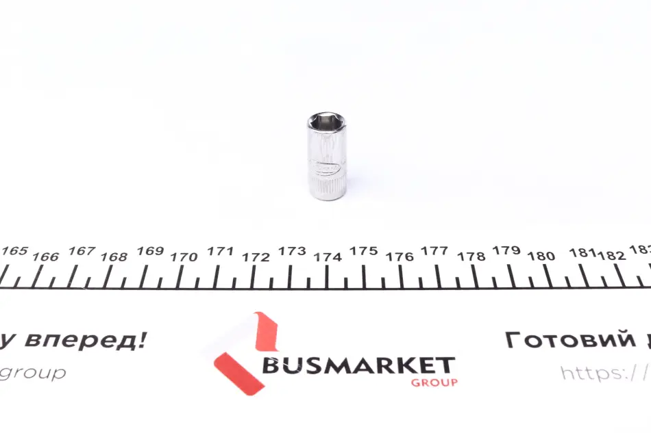 Головка торцева 1/4" 8 мм (хромована) VIGOR V2420N (фото 1)