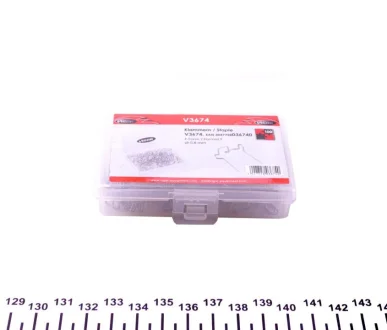 Скоба F-профіль Ø0,8 mm 100 од. VIGOR V3674