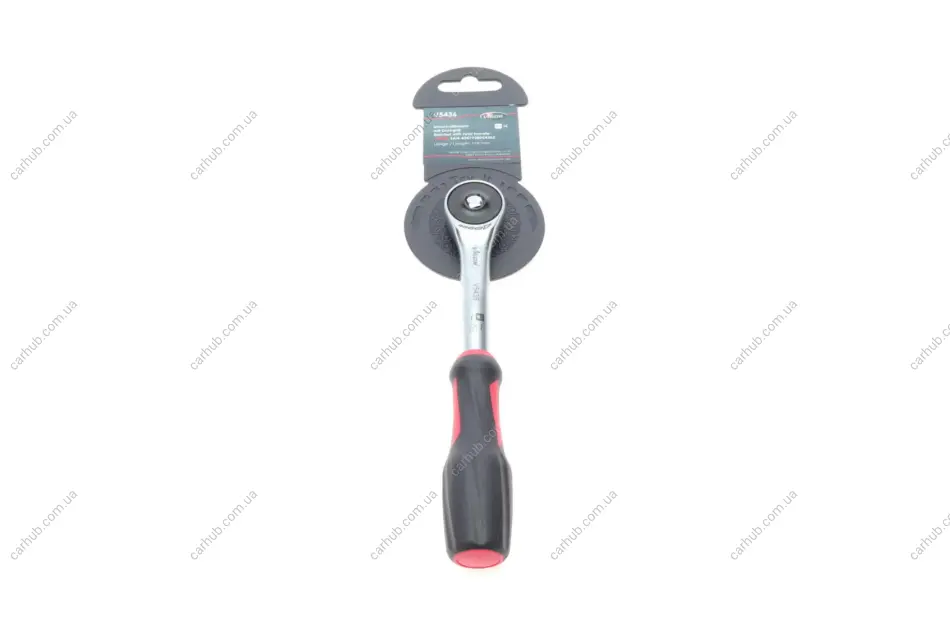 Тріскачка 1/4" ротаційна 72 зубця 176 мм з поворотною ручкою на 360° VIGOR V5436 (фото 1)