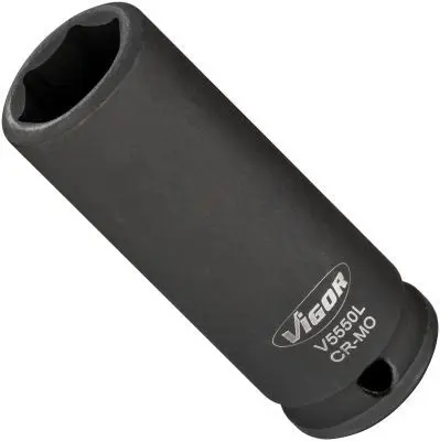 Головка торцева ударна 1/2" 14 мм Long 85 мм VIGOR V5550L-14 (фото 1)