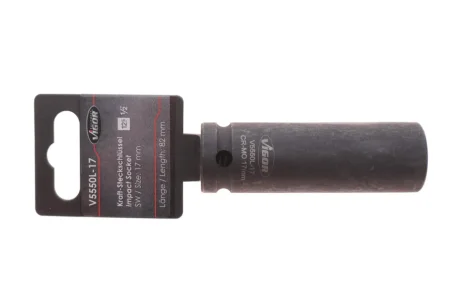 Головка торцева ударна 1/2" 17 мм Long 85 мм VIGOR V5550L-17