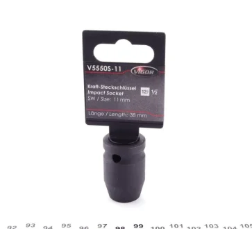 Головка торцева ударна 1/2" 11 мм VIGOR V5550S-11