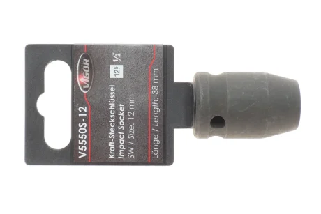 Головка торцева ударна 1/2" 12 мм VIGOR V5550S-12