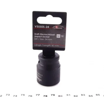 Головка торцева ударна 1/2" 24 мм VIGOR V5550S-24
