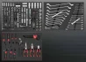 Візок з інструментами 7 секцій 219 од. (чорний) Vigor Black Edition VIGOR V8000-BE (фото 3)