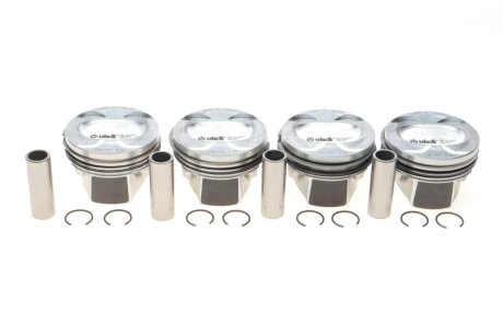 Поршень VW Golf V/ Passat/ Tiguan 1.4 TSI 06- (76.51mm/STD) (BMY, BLG, CAVD) (к-кт 4шт) Vika 11071702901