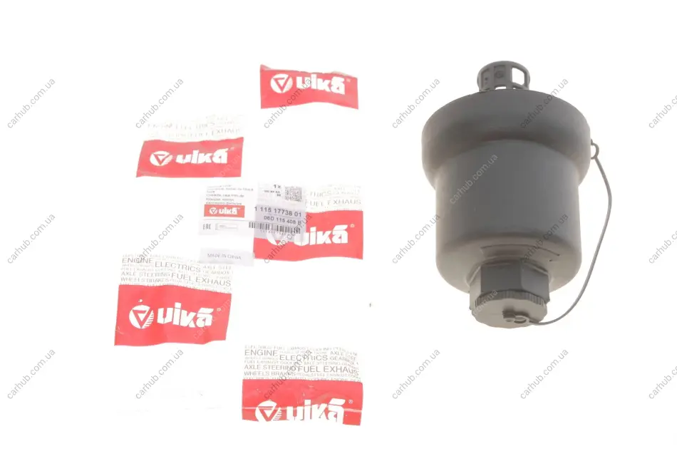 Кришка корпуса фільтра масляного Skoda Octavia II/ VW Golf V/VI 2.0 TFSI 04- Vika 11151773801 (фото 1)