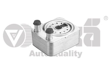 Радиатор масляный VW Caddy III 2.0 TDI 07-10/T4 3.2 V6 03-09 (теплообменник) Vika 11170067801 (фото 1)