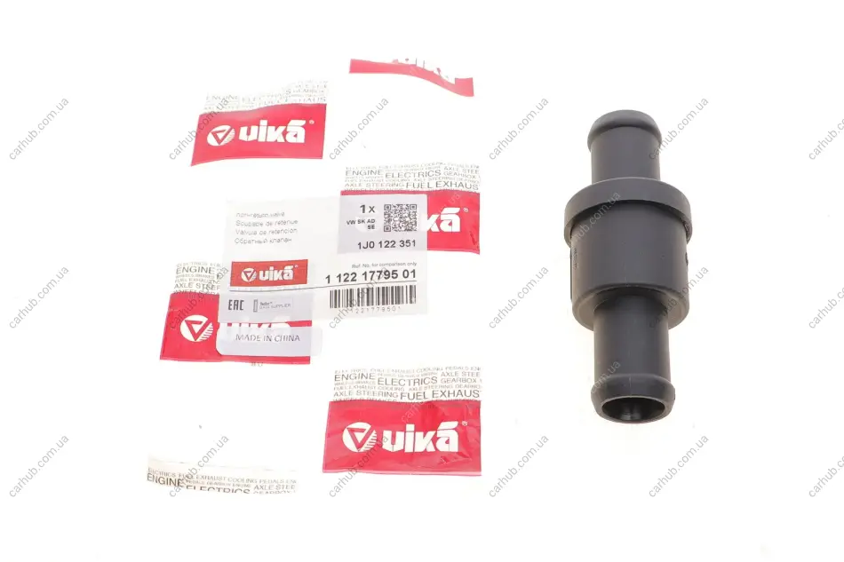 Клапан зворотній системи охолодження VW Caddy III 04-15 Vika 11221779501 (фото 1)