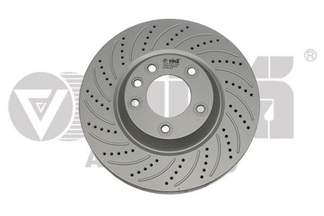 Диск тормозной (передний) Audi Q7 06-15/Porsche Cayenne 02-/VW Touareg 02-10 (350x34) (L) Vika 66151716801