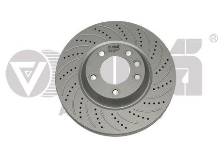 Диск тормозной (передний) Audi Q7 06-15/Porsche Cayenne 02-/VW Touareg 02-10 (350x34) (R) Vika 66151716901