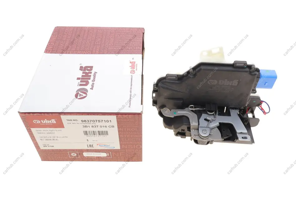 Замок дверей (передніх/R) VW T5 03-/Skoda Fabia 99-08 Vika 98370757101 (фото 1)