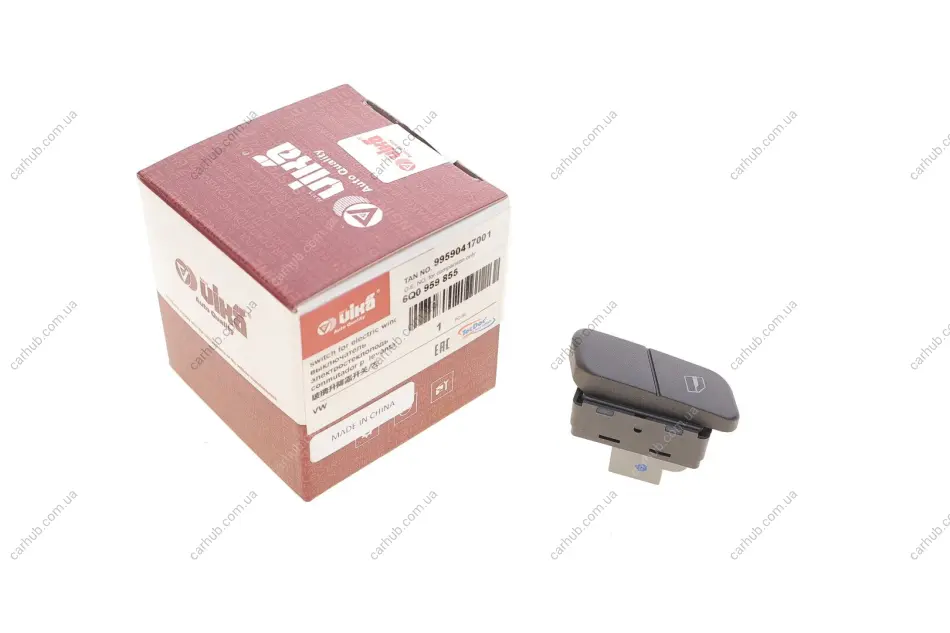 Кнопка склопідіймача (L) VW Polo IV 01-12 VIKA Vika 99590417001 (фото 1)