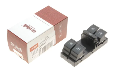 Кнопка склопідіймача (L) Skoda Fabia/Roomster 1.2/1.4/1.9 TDI 05-10 (блок) VIKA Vika 99590953901