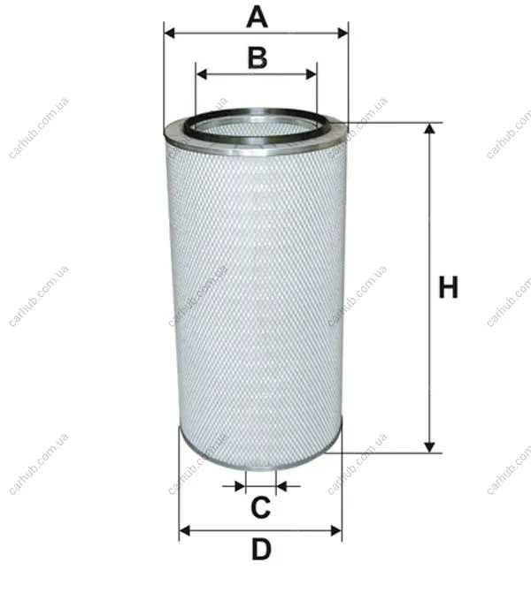 Фільтр повітряний Iveco Stralis/Trakker 04- WIX FILTERS 42481E (фото 1)