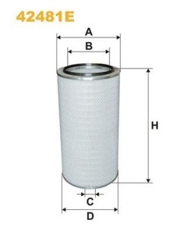 Фільтр повітряний Iveco Stralis/Trakker 04- WIX FILTERS 42481E