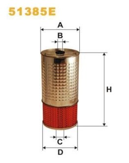 Фільтр масляний MB (ОМ615/617 207/507/W123) WIX FILTERS 51385E