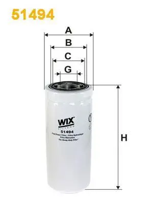 Оливний фільтр WIX FILTERS 51494 (фото 1)