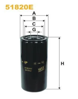 Фільтр оливний WIX FILTERS 51820E