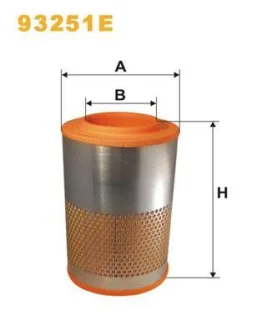 Фільтр повітряний (фільтр вставка) DAF LF 45, LF 55 BE110C-GR220 01.01- WIX FILTERS 93251E