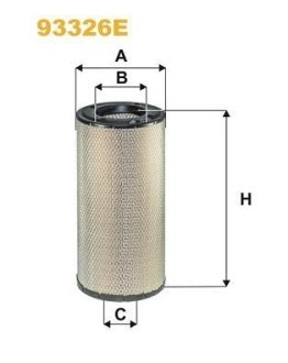 Фільтр повітряний Iveco Daily 2.3-3.0D 99-11 WIX FILTERS 93326E