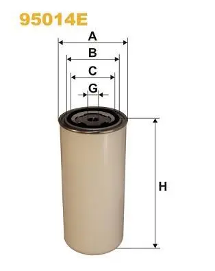 Паливний фільтр DAF 75, 85, 95, 95 XF, F 1100, F 1300, F 1700, F 1900, F 2100, F 2300, F 2500, F 2700, F 2800, F 2900, F 3200, F 3300, F 3600, N 2800, N 3300, SB DF615-XF355M 01.74- WIX FILTERS 95014E (фото 1)