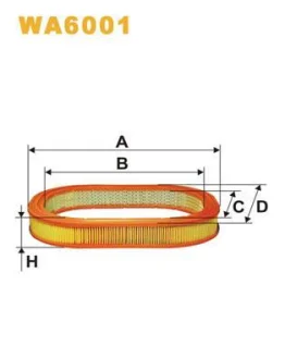 Фільтр повітряний WIX FILTERS WA6001