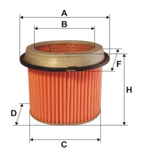 Фільтр повітряний WIX FILTERS WA6108