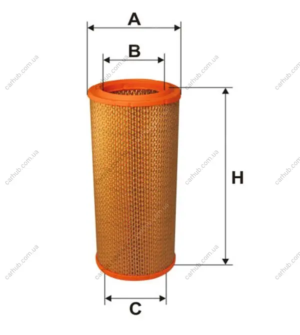 Фільтр повітряний Chrysler Voyager/Jeep Cherokee 84-01 WIX FILTERS WA6435 (фото 1)