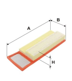 Фільтр повітряний WIX FILTERS WA9666