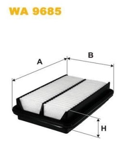 Фільтр повітря WIX FILTERS WA9685