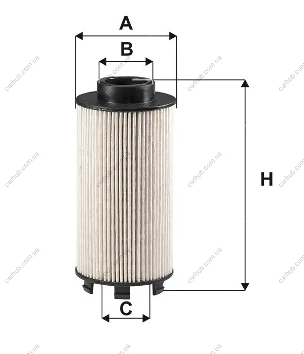 Фільтр паливний MB Actros/Atego OM936.912/OM936.973 11- WIX FILTERS WF10387 (фото 1)