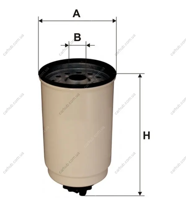 Фільтр паливний Ford Transit 2.5D/TD 86-00 WIX FILTERS WF8052 (фото 1)