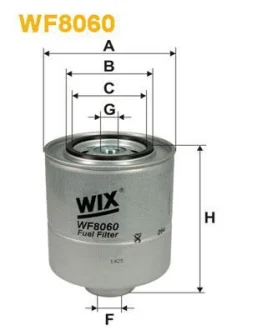 Паливний фільтр BMW 3 (E30), 5 (E28), 5 (E34) 2.4D 09.83-06.93 WIX FILTERS WF8060