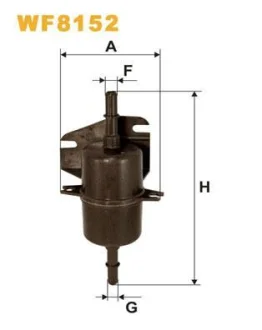 Паливний фільтр FIAT PALIO, SEICENTO / 600, SIENA, STRADA 0.9-Electric 04.96- WIX FILTERS WF8152
