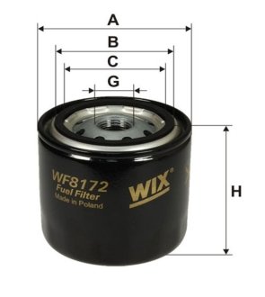 Фильтр топливный WIX FILTERS WF8172