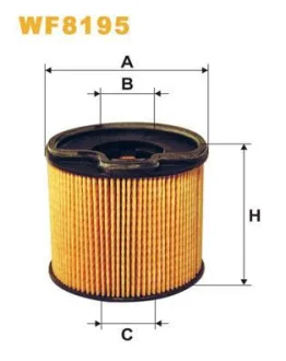 Паливний фільтр CITROEN BERLINGO, BERLINGO/MINIVAN, C5 I, C5 I/KOMBI, EVASION, JUMPY I, XANTIA, XANTIA/KOMBI, XSARA, XSARA PICASSO, XSARA/HATCHBACK FIAT SCUDO, ULYSSE 2.0D/2.2D 06.98-03.12 WIX FILTERS WF8195