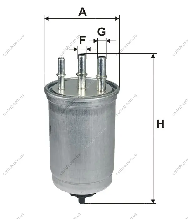 Фільтр паливний Ford Connect 1.8DI/TDCI 02-13 WIX FILTERS WF8268 (фото 1)