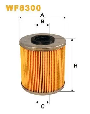 Паливний фільтр NISSAN INTERSTAR, NV400, PRIMASTAR OPEL MOVANO A, MOVANO B, VIVARO A RENAULT MASTER II, MASTER III, MASTER PRO, TRAFIC II 1.9D-3.0D 09.00- WIX FILTERS WF8300 (фото 1)