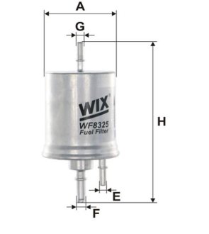 Фильтр топливный WIX FILTERS WF8325