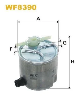Фільтр повітряний (x120) DACIA LOGAN, LOGAN EXPRESS, LOGAN MCV, SANDERO RENAULT LOGAN I SUZUKI JIMNY 1461 12.03- WIX FILTERS WF8390