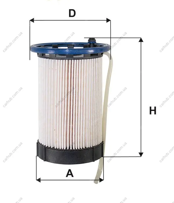 Фільтр паливний Audi A3/Skoda Octavia/VW Golf VII/Passat/Tiguan 1.6/2.0TDI 12- WIX FILTERS WF8512 (фото 1)