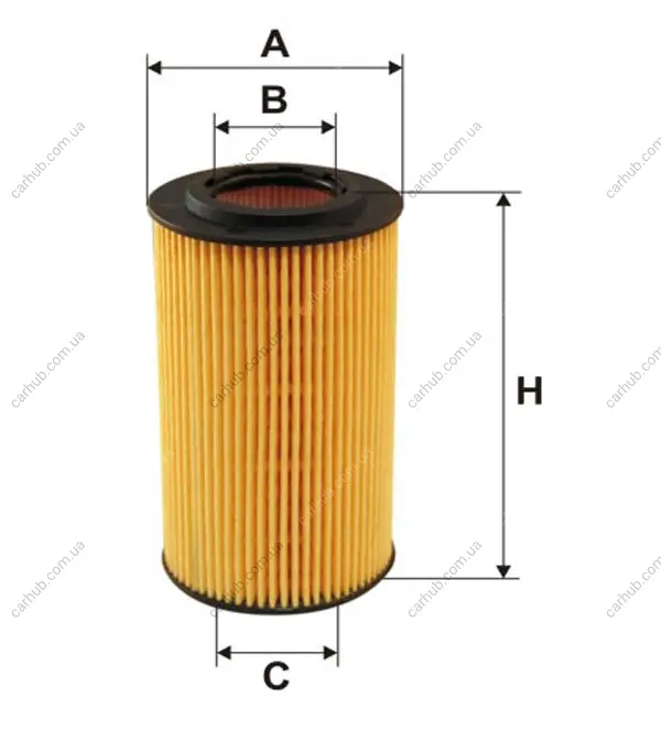 Фільтр масляний MB C-Class/E-Class/S-Class 2.4-3.7 (M112)/4.3-5.4 (M113)/2.5-3.5 (M272) WIX FILTERS WL7009 (фото 1)