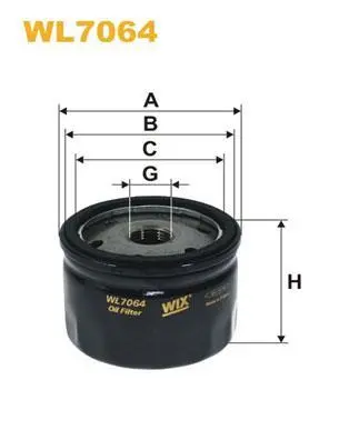 Оливний фільтр WIX FILTERS WL7064 (фото 1)