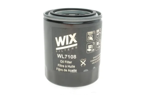 Фільтр масляний Hyundai Sonata III 2.0 04-/Mazda 323/626 1.7D 83-89 WIX FILTERS WL7108