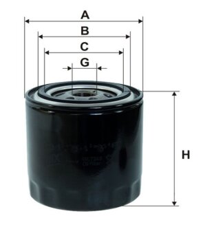 Фото фільтр оливний WIX FILTERS WL7248 Фільтр оливний WIX FILTERS WL7248