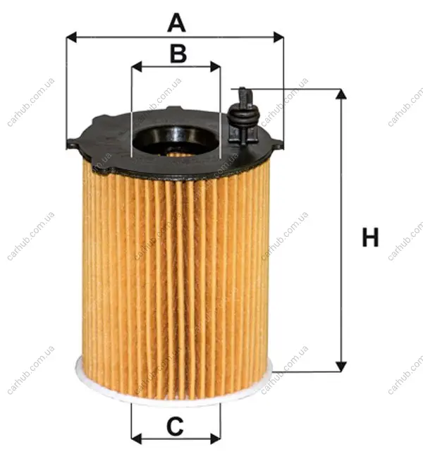 Фільтр масляний Fiat Scudo/Citroen Berlingo 1.6JTD/HDI 07- WIX FILTERS WL7305 (фото 1)